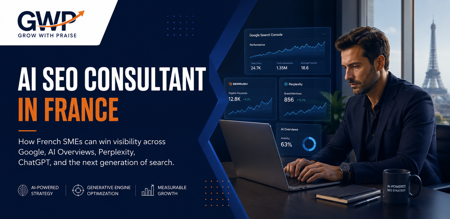 AI SEO consultant in France 2026