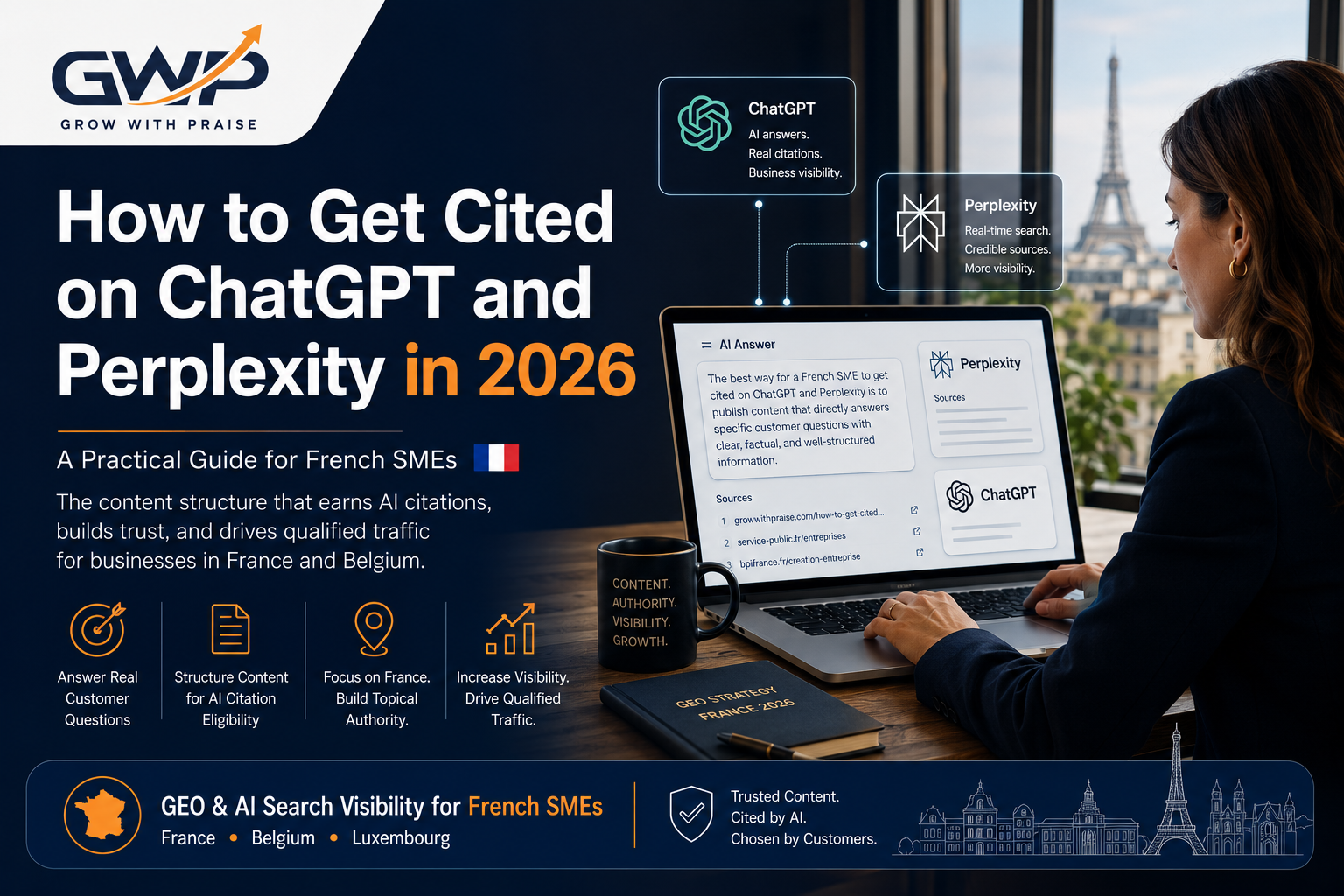 How do I get my business to appear in ChatGPT answers in France